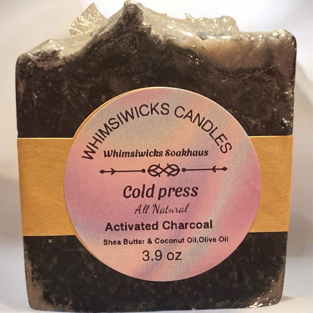 Hand Crafted Activated Charcoal Soap - Black 3.9 oz